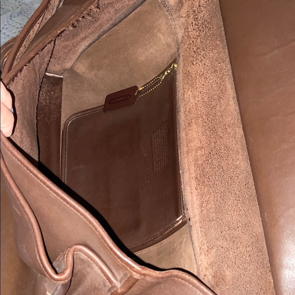 Coach leather messenger bag - Picture 9 of 11